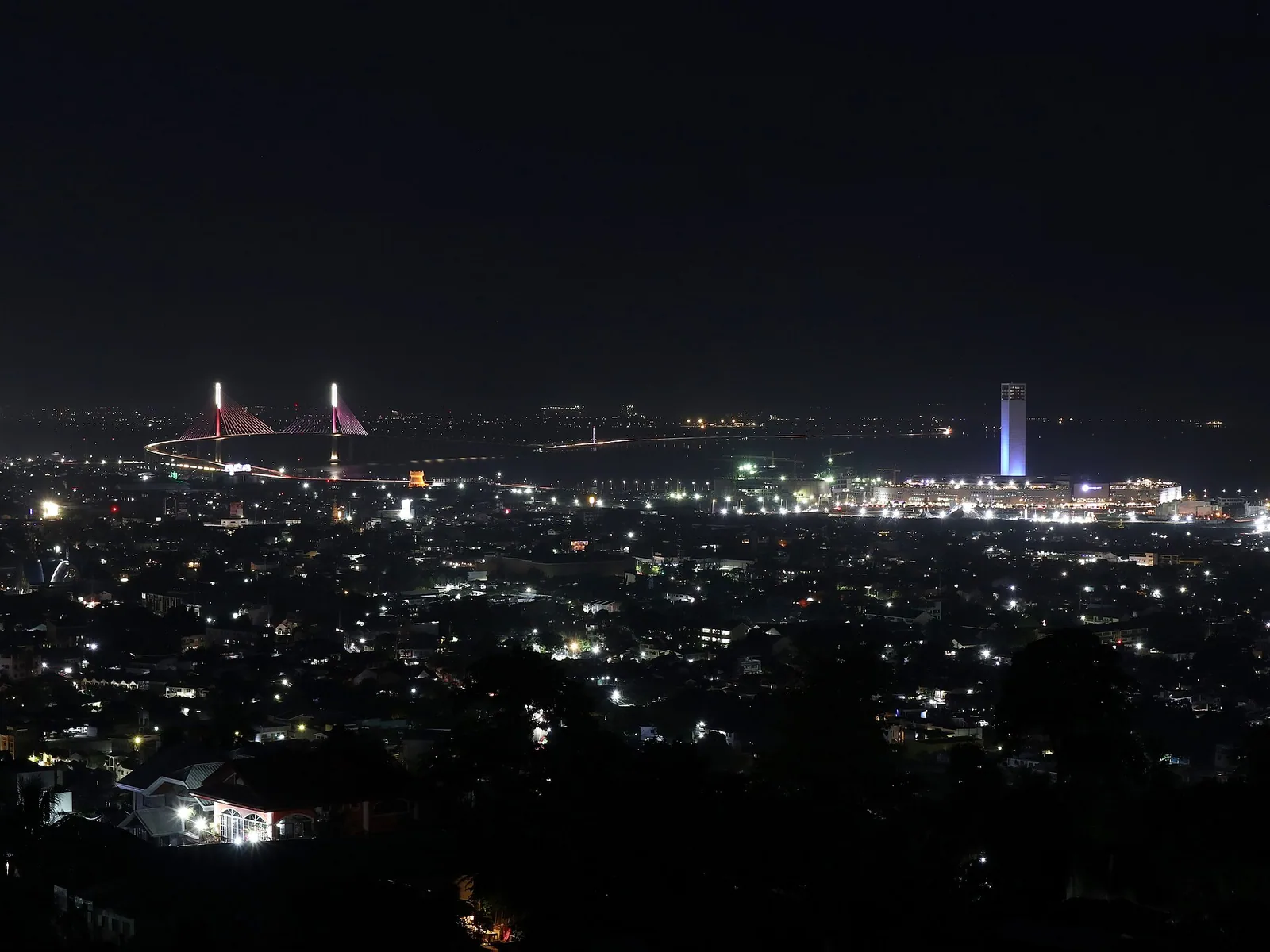Cebu City etter mørkets frembrudd