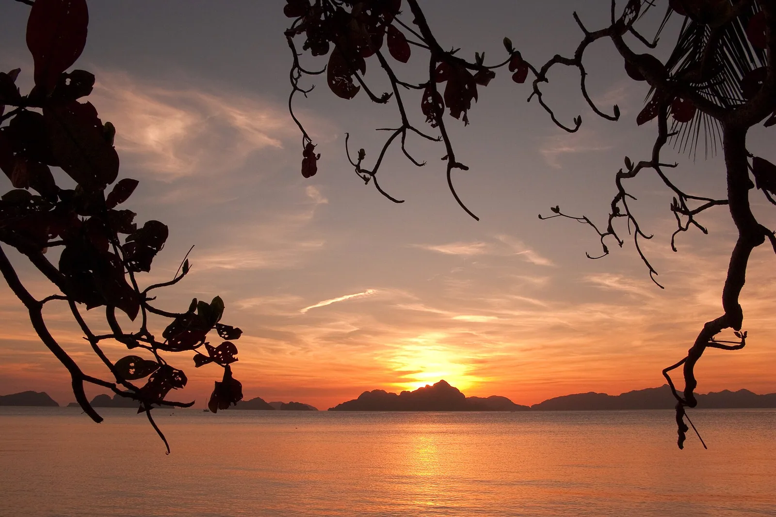 Kalksteinklipper på Palawan