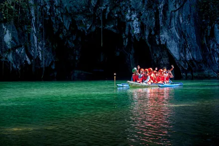 Den underjordiske elven ved Puerto Princesa