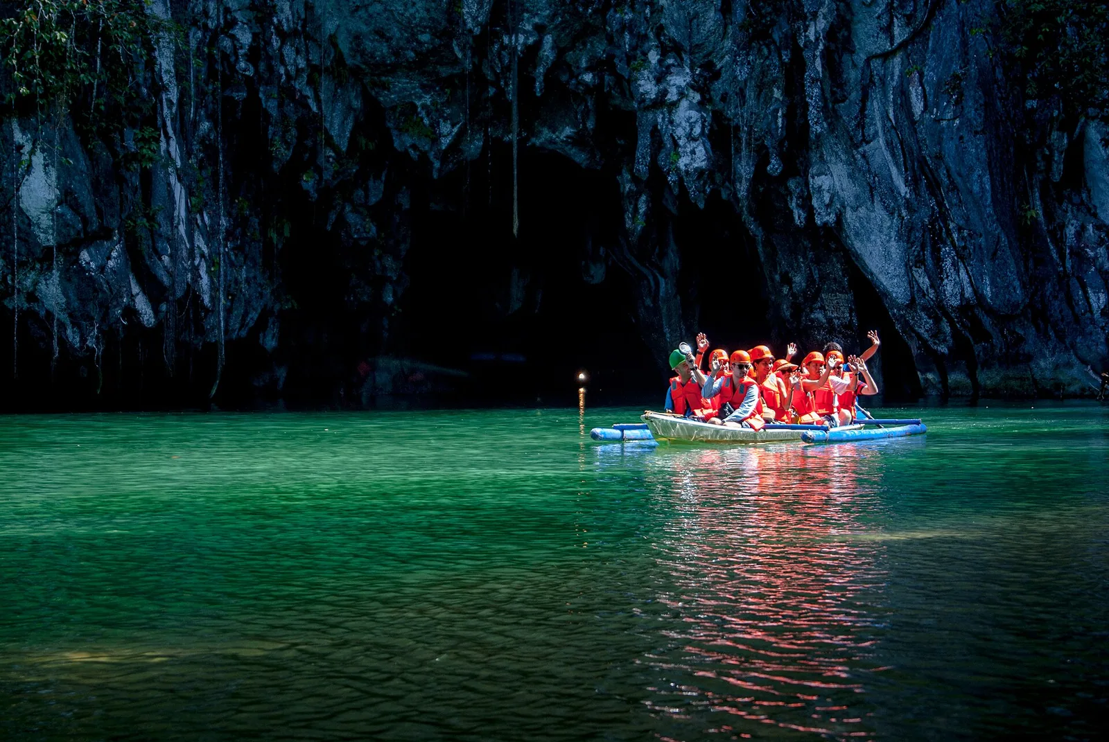 Den underjordiske elven ved Puerto Princesa