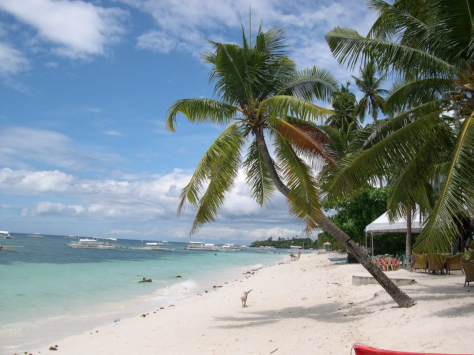 Alona Beach på Panglao