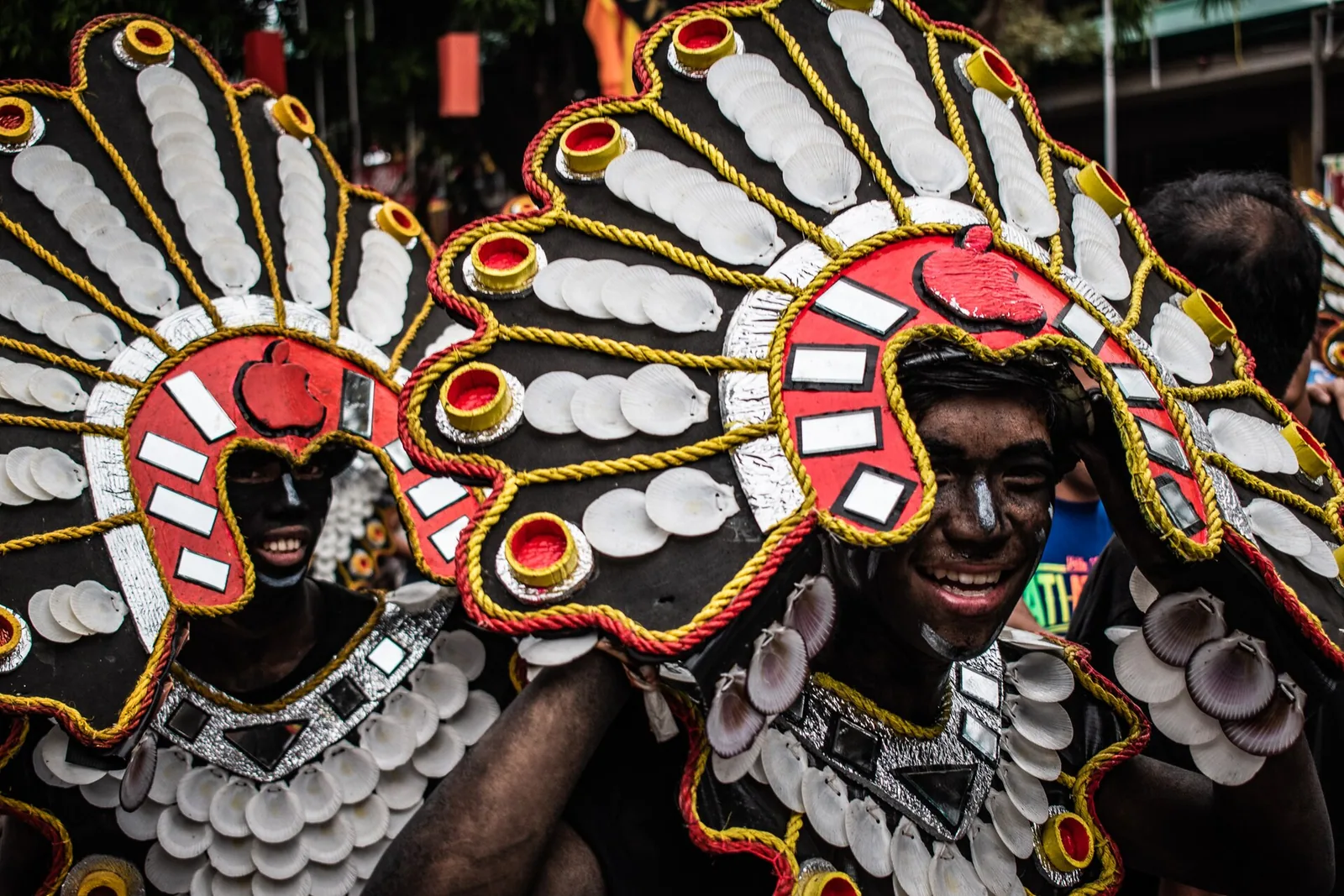 Dansere under Ati-Atihan i Kalibo